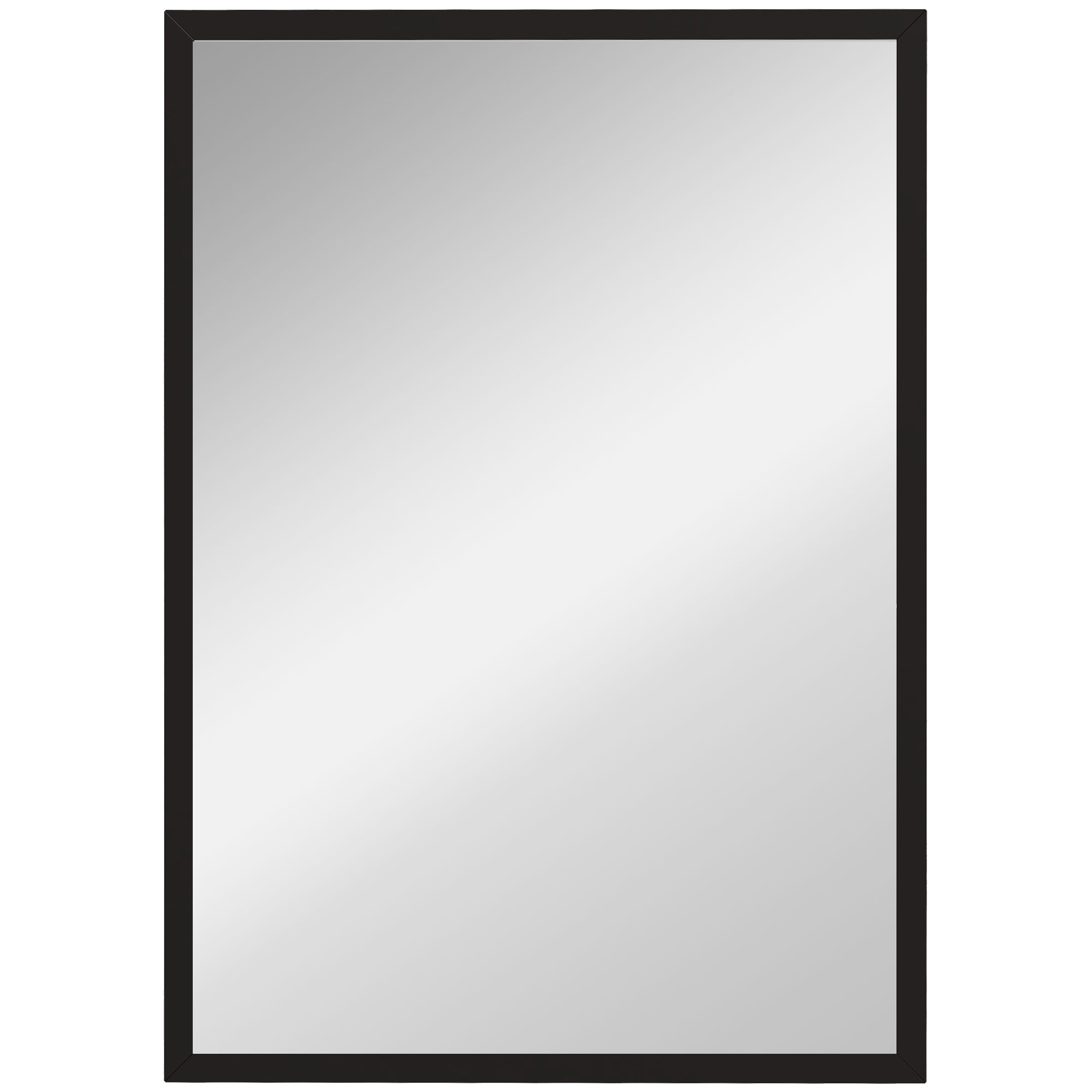 Espelho de Parede Decorativo 50x70 cm Preto