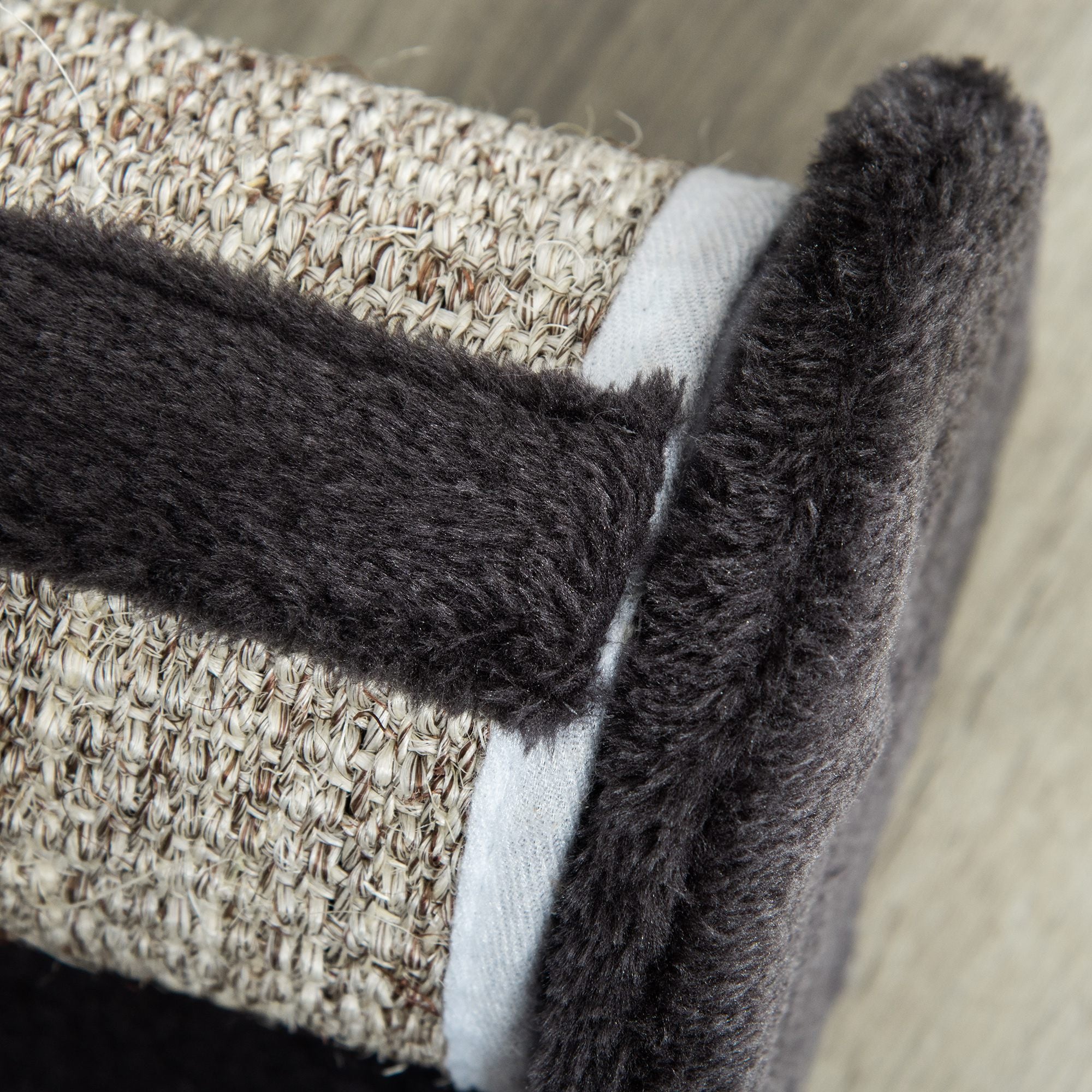 Arranhador para Gatos 44x24x16 cm Cinza