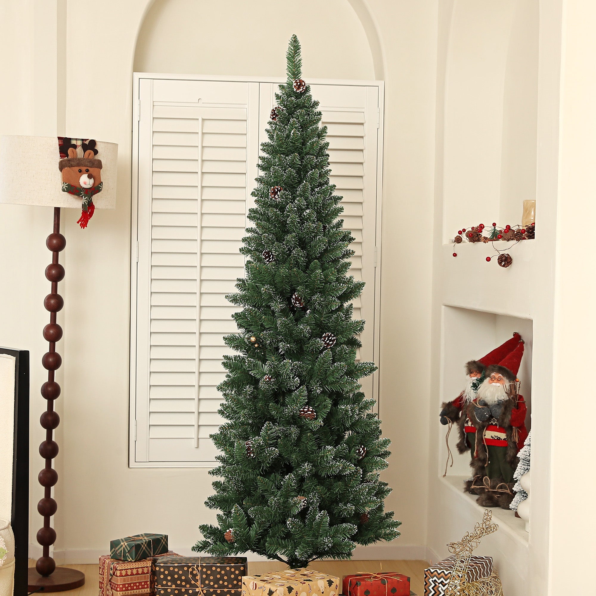 Árvore de Natal Artificial 180 cm Verde Ø70x180 cm