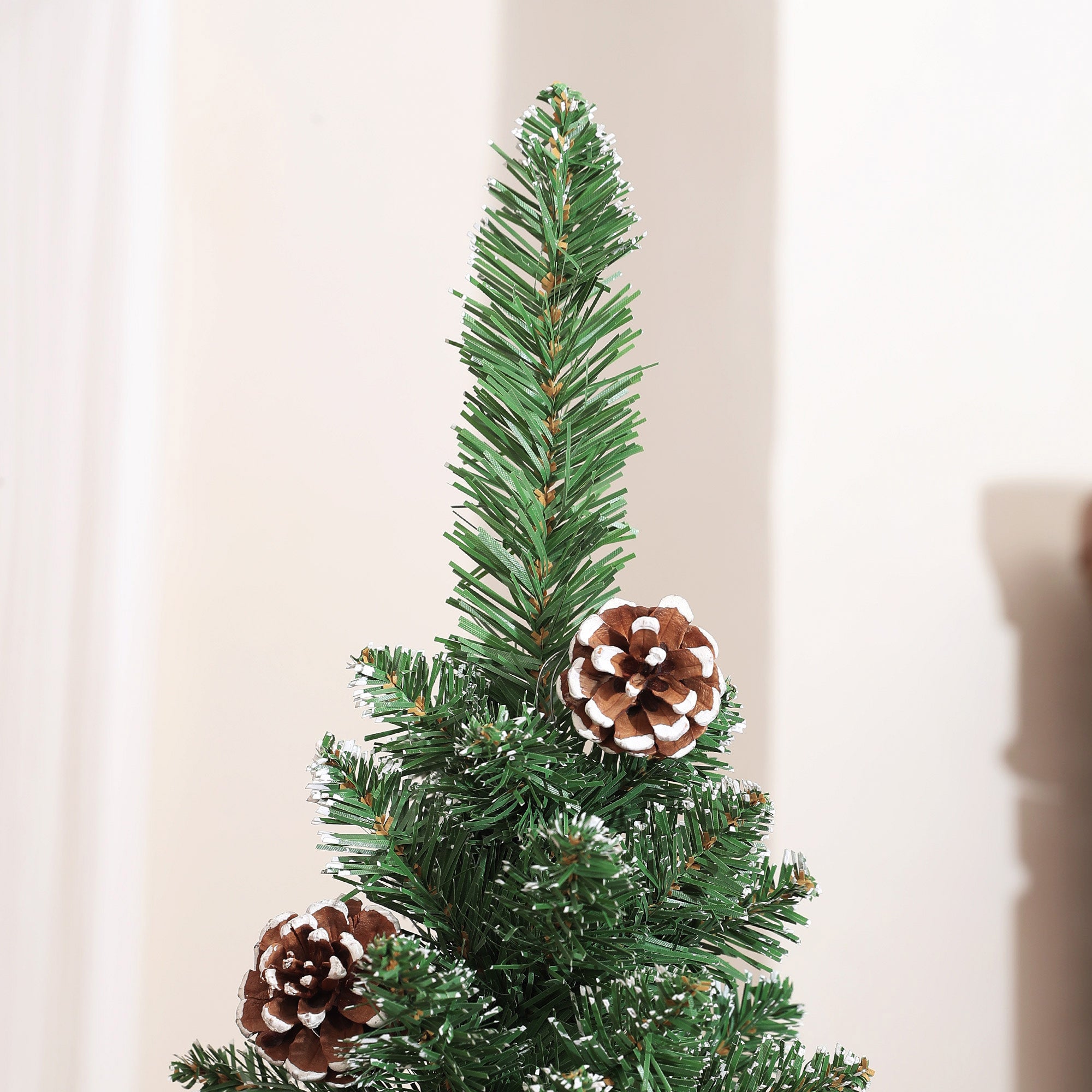 Árvore de Natal Artificial – 180 cm – Verde – Plástico e aço