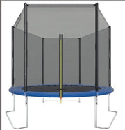 Trampolim de Jardim Azul Ø223cm para Crianças e Adultos