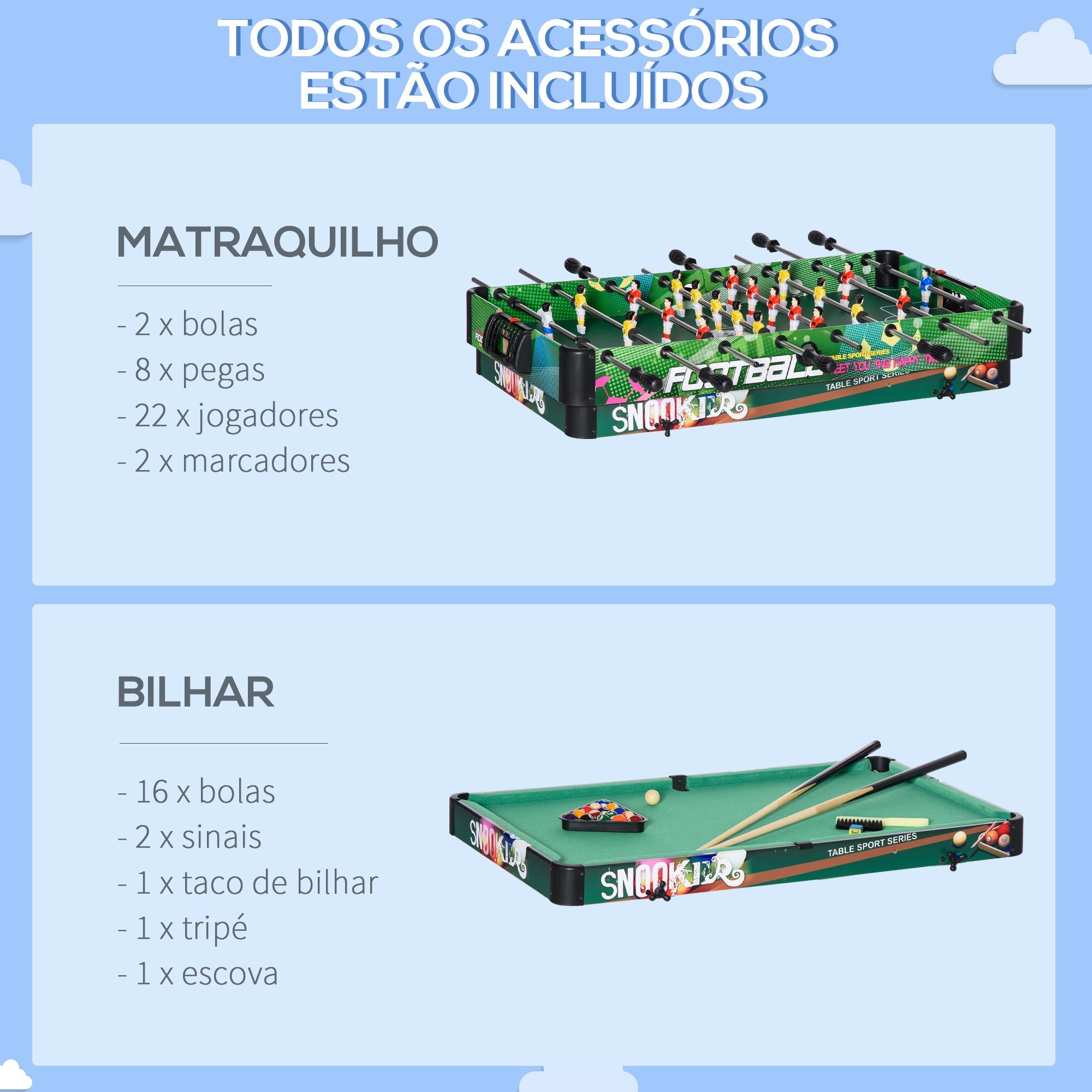 Mesa Multi Jogos para Crianças 6 em 1 – 118x104x71cm – Multicor – MDF e Aço