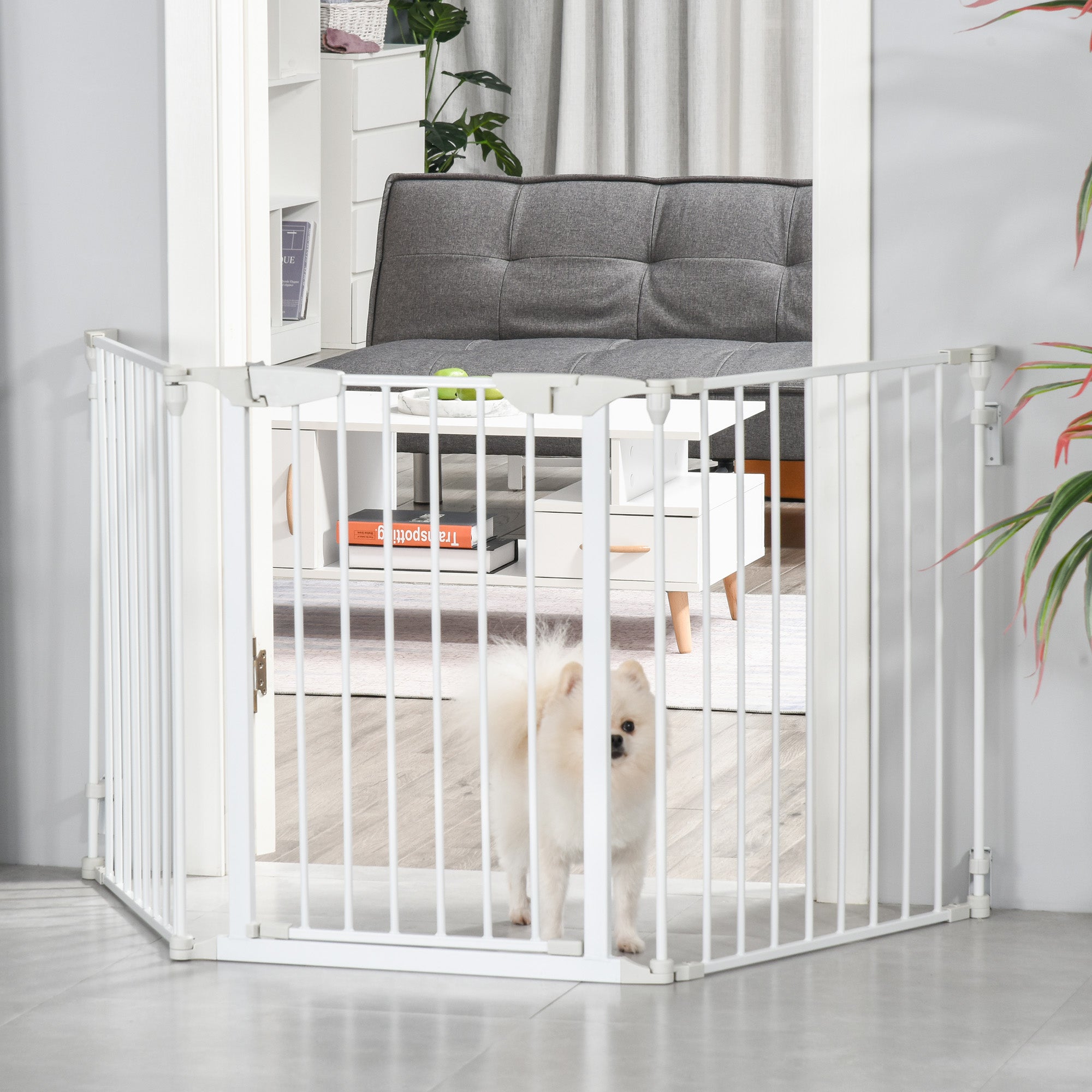 Barreira de Segurança Dobrável 180x74,5 cm - Branco