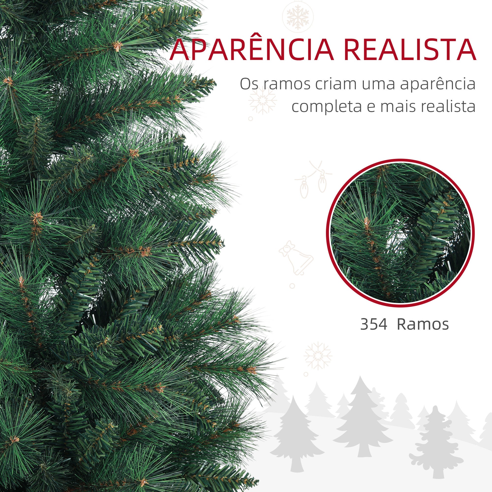 Árvore de Natal Artificial 150 cm Verde