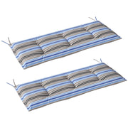 Almofadas para Banco de Jardim 120x50x5 cm Multicor