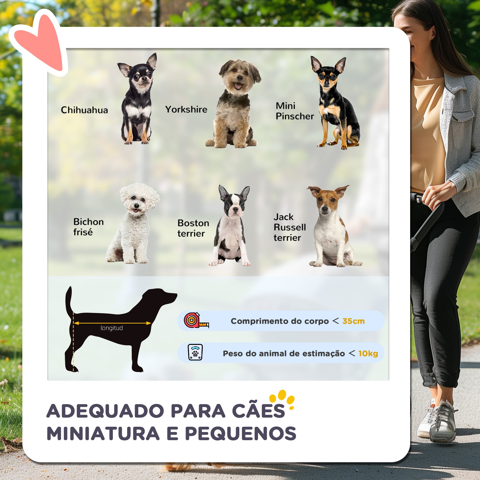 Carrinho para Animais de Estimação Dobrável 75x45x97cm Azul