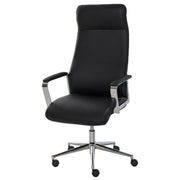Cadeira de Escritório Ergonômica Ajustável em Altura - 63x64x118.5-128 cm - Black