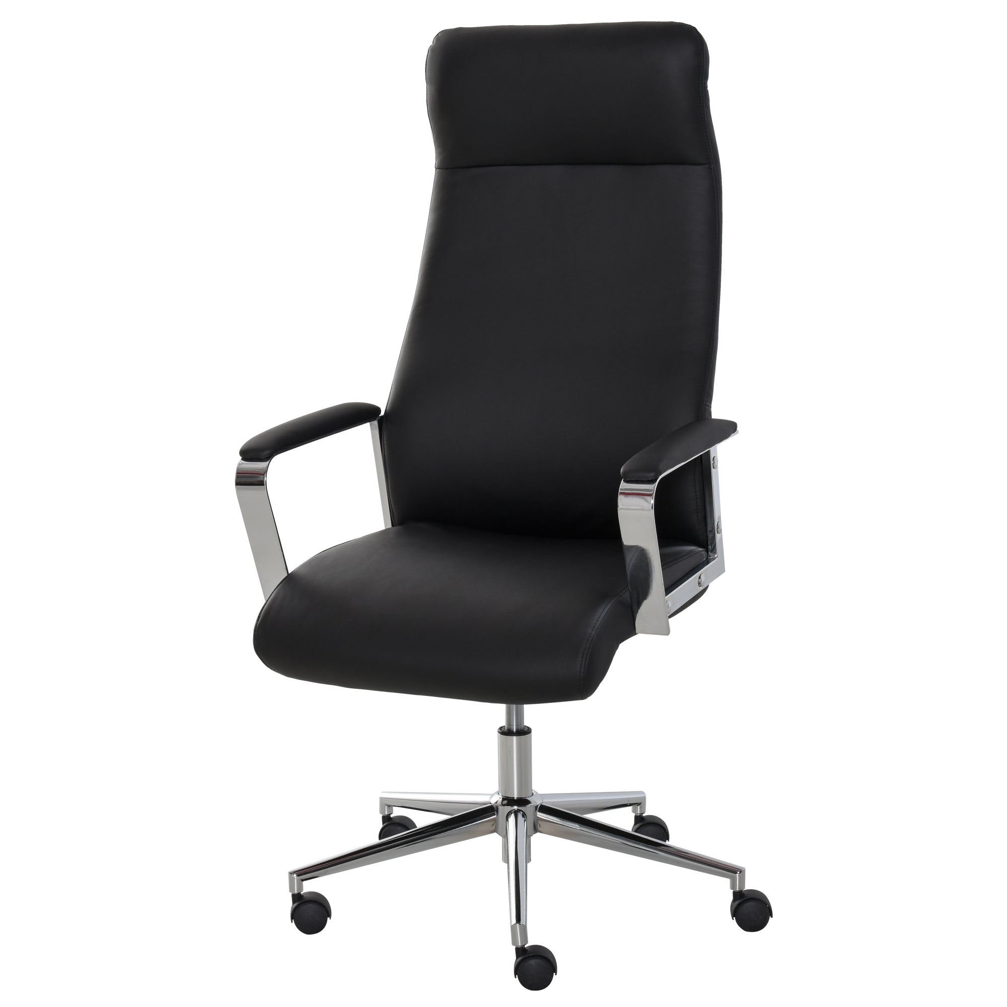 Cadeira de Escritório Ergonômica Ajustável em Altura - 63x64x118.5-128 cm - Black