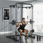 Máquina Multi Estação de Musculação – 210x132x225 cm – Preto – Aço