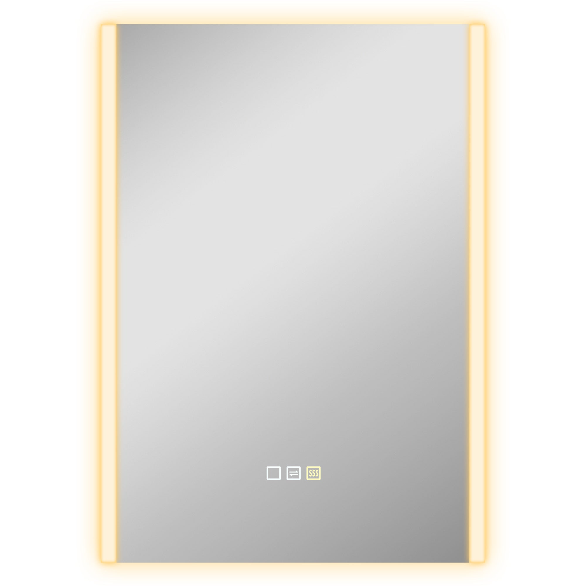 Espelho de Casa de Banho LED 70x50 cm Prata Antiembaciamento IP44