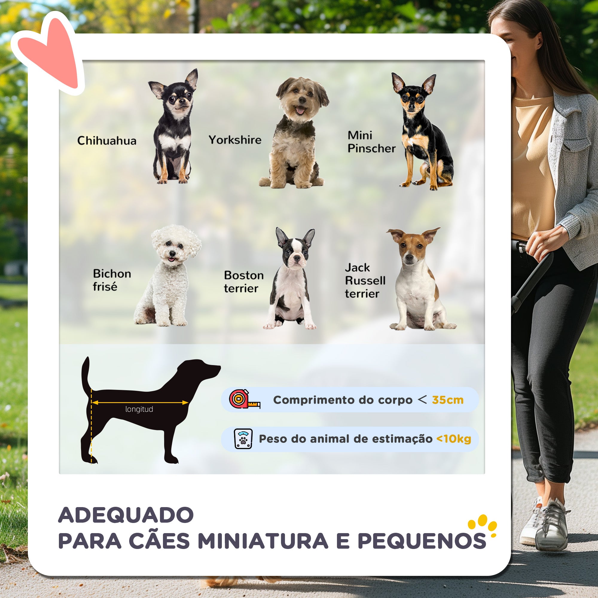 Carrinho de Passeio para Animais de Estimação Café 75x45x97cm