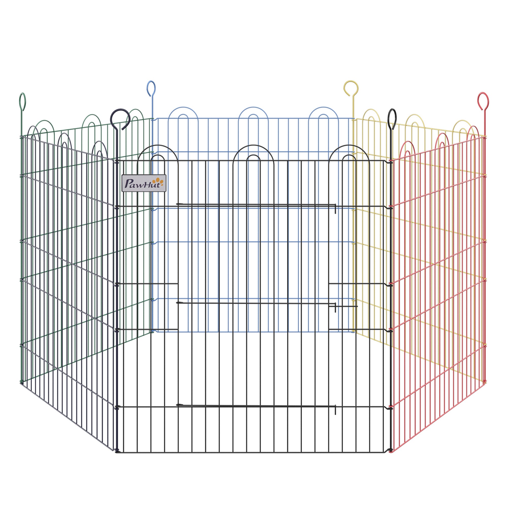 Parque para Animais de Estimação Dobrável Ø120x66 cm Multicor