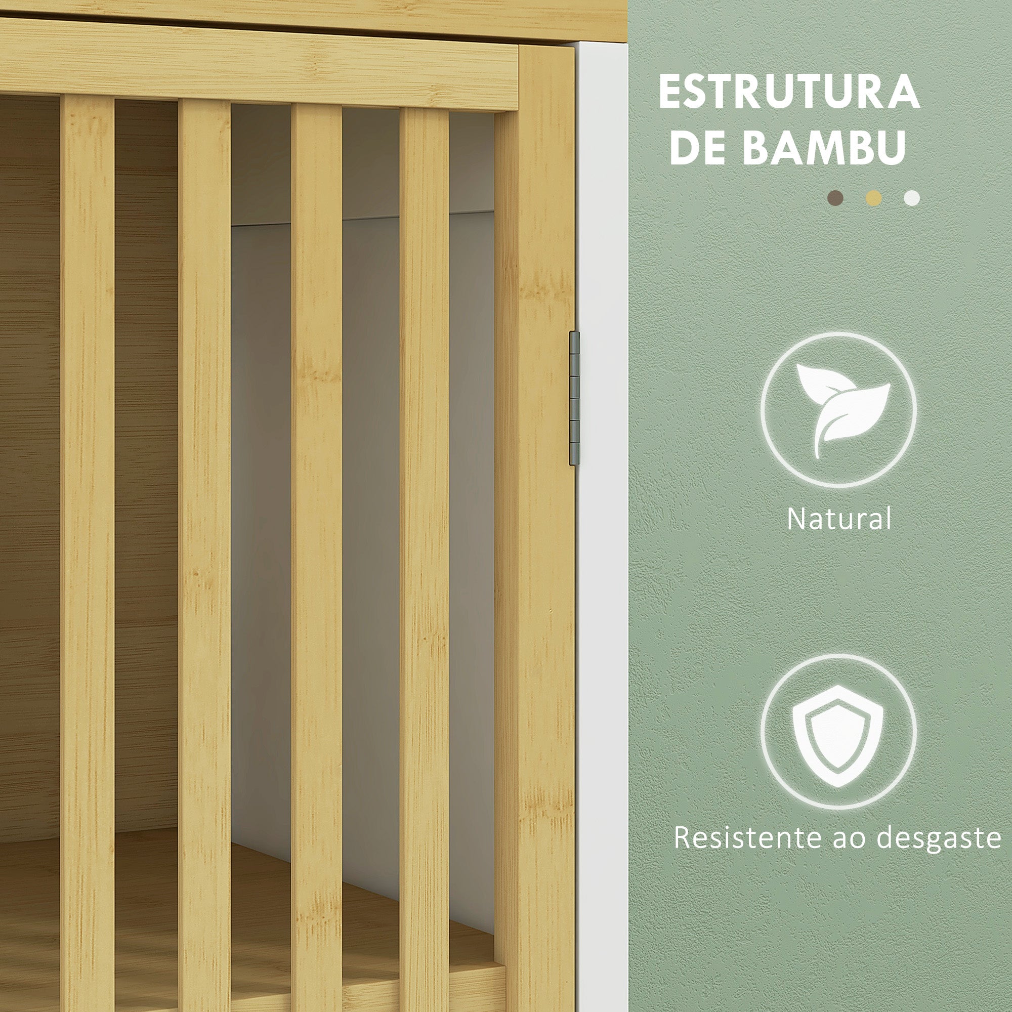 Armário Compacto Casa de Banho 32x30x90.5 cm - Branco