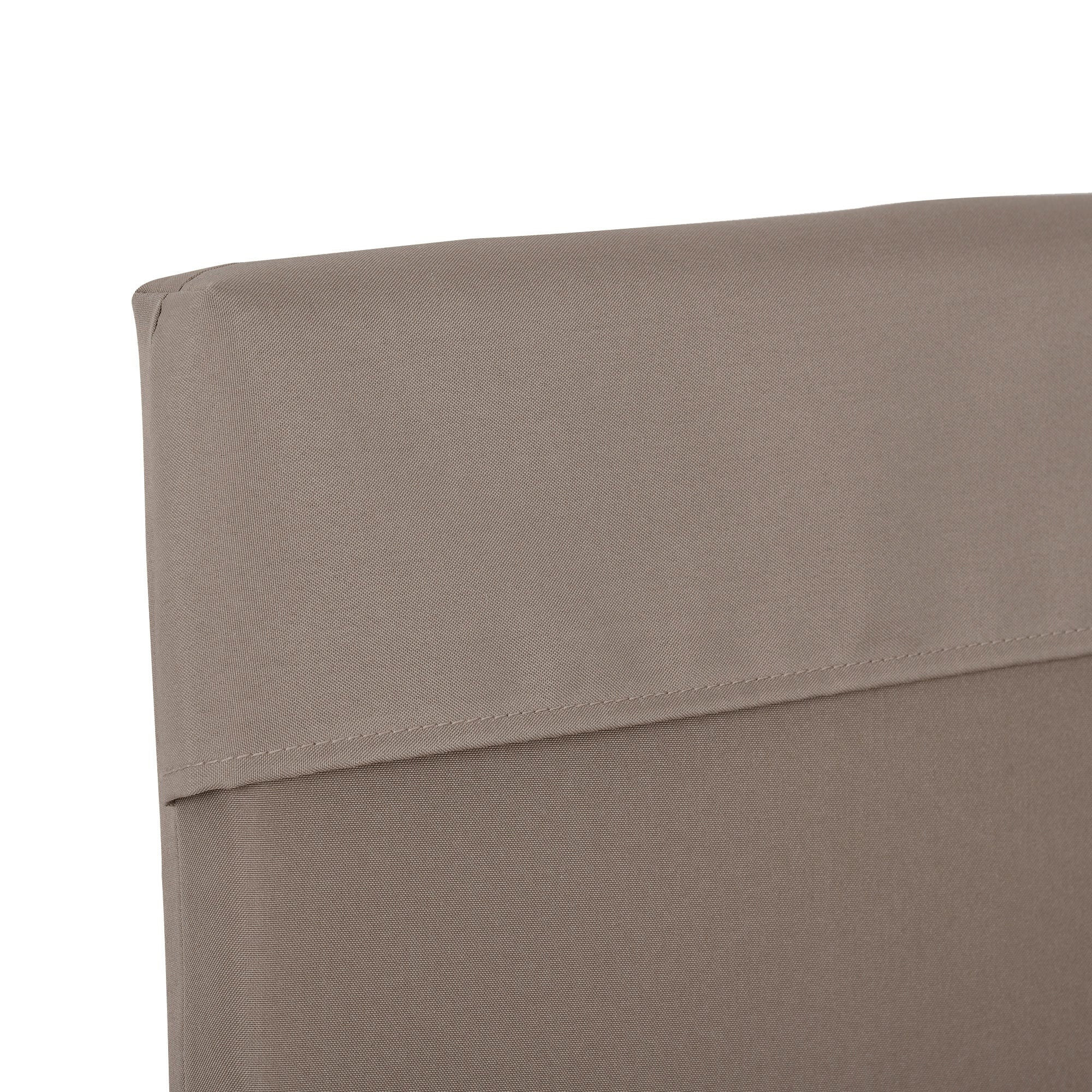 Almofada para Baloiço 130x45x5 cm Marrom - Conjunto de 2 Peças