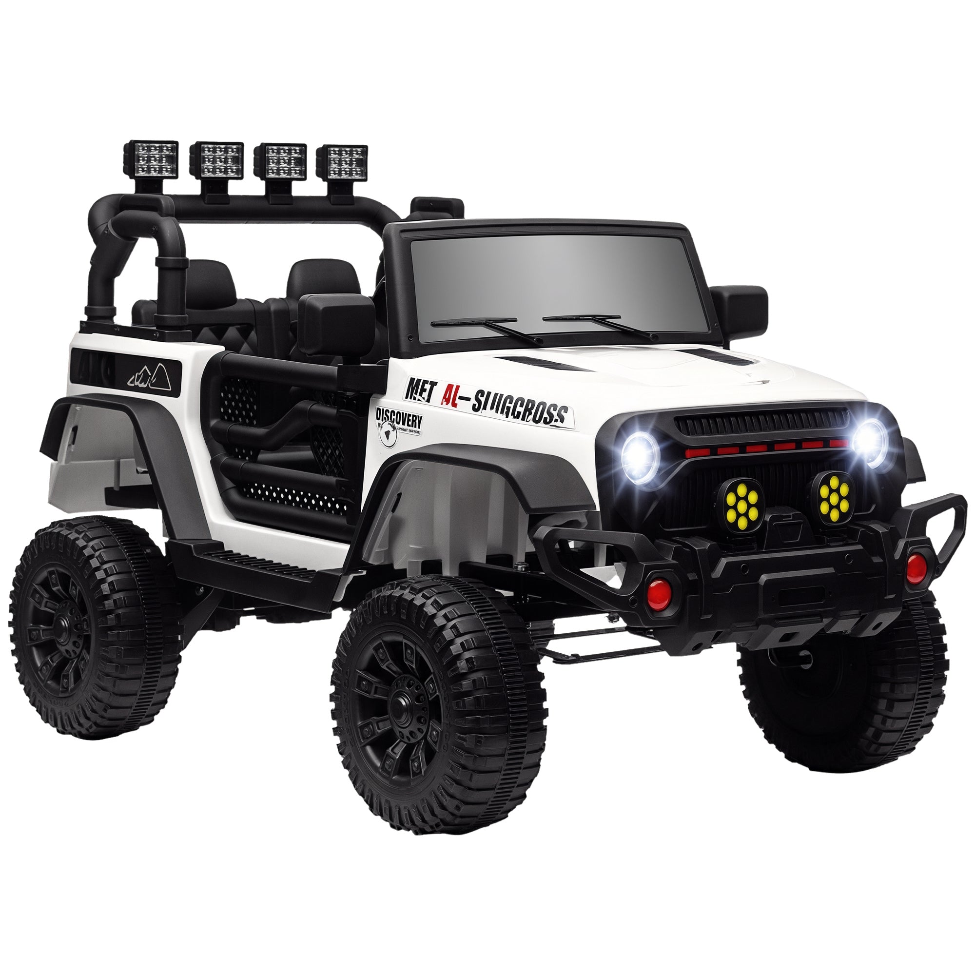 Carro Elétrico Infantil 100x63x65 cm - Branco