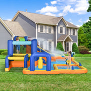 Castelo Insuflável Infantil 7 em 1 Multicolorido 430x420x200 cm