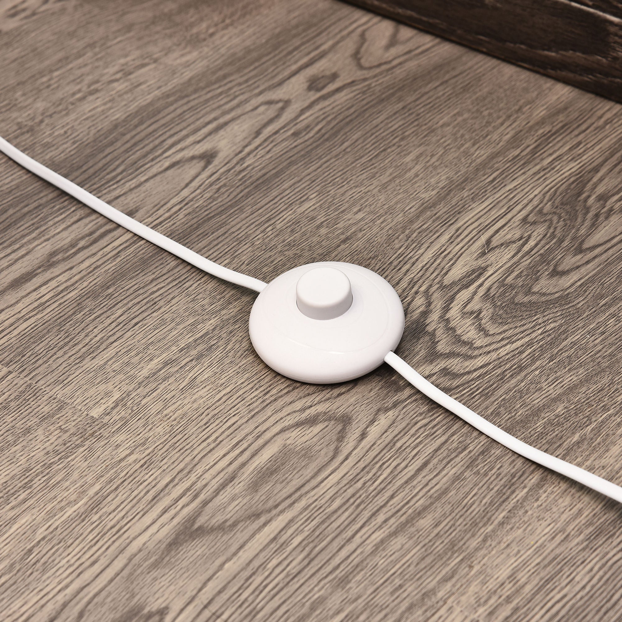 Candeeiro de Pé Moderno Branco Ø15x120 cm - Iluminação Elegante para sua Casa
