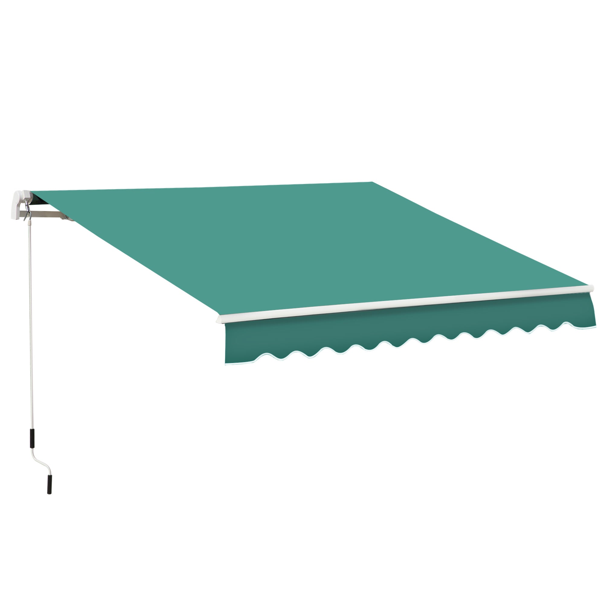 Toldo Manual Retrátil 295x245cm Verde