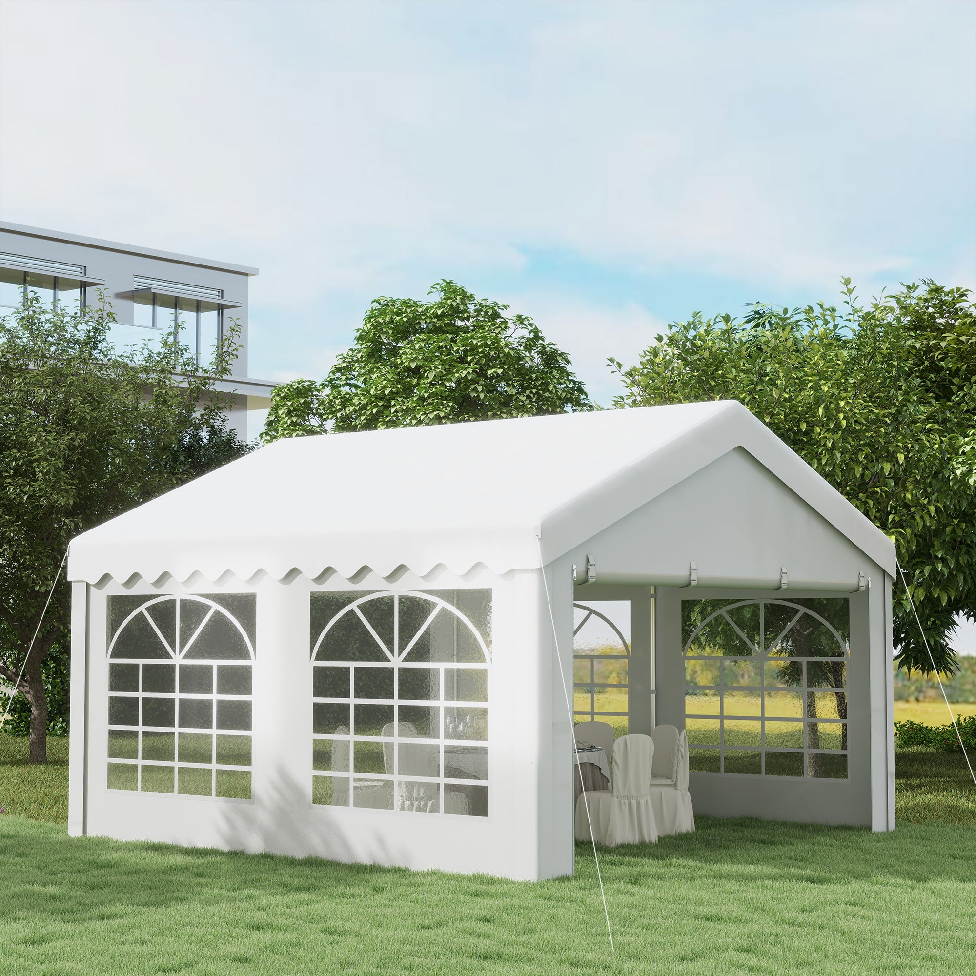 Tenda para Eventos 400x400x280cm Branco