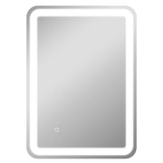 Espelho de Casa de Banho LED 50x70 cm Prata