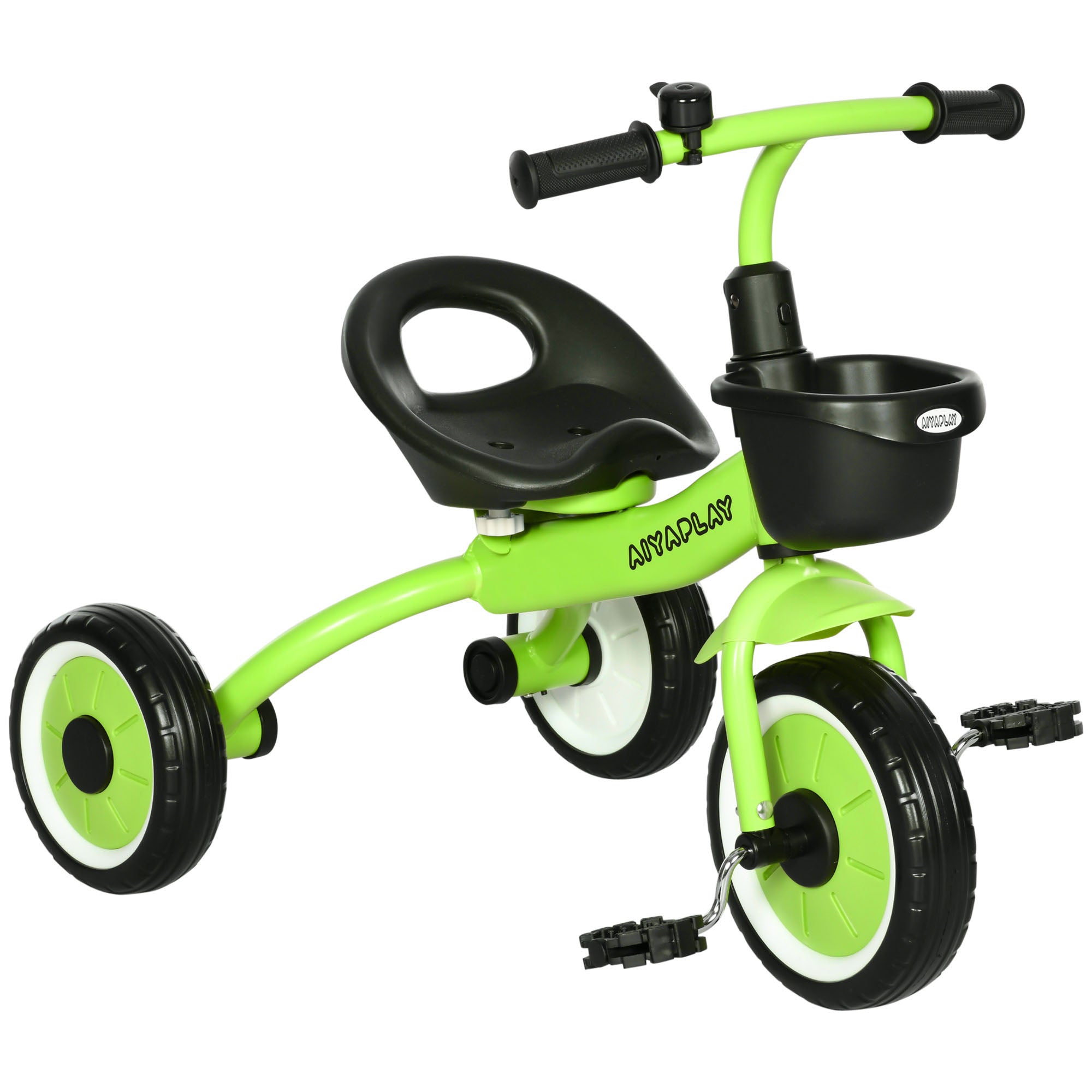 Triciclo Infantil Verde 70,5x53x58 cm para Crianças de 2 a 5 anos