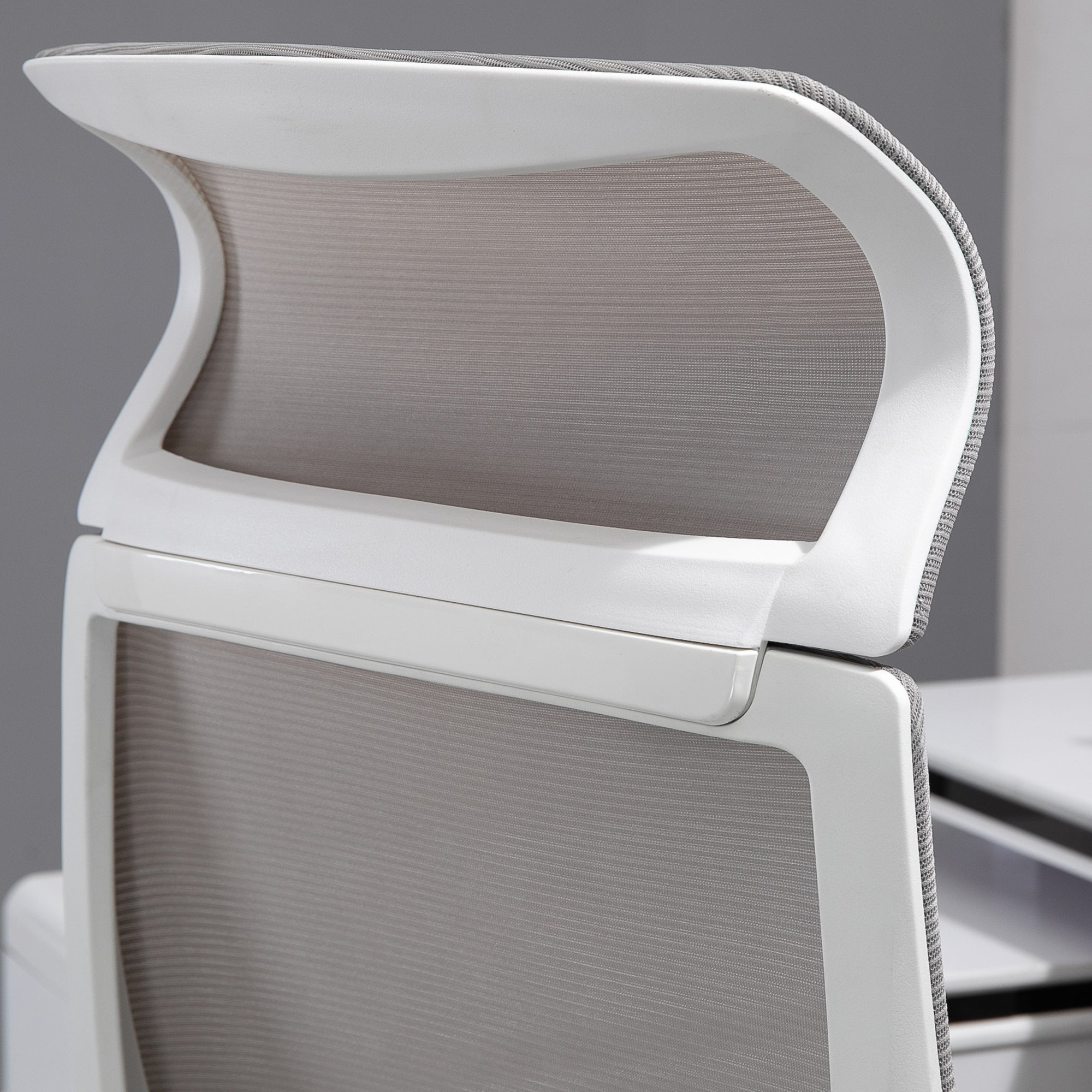 Cadeira Ergonômica Giratória Cinza 64x61x128,9 cm