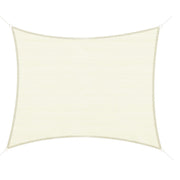 Vela de Sombra Retangular 300x400 cm Creme Branco