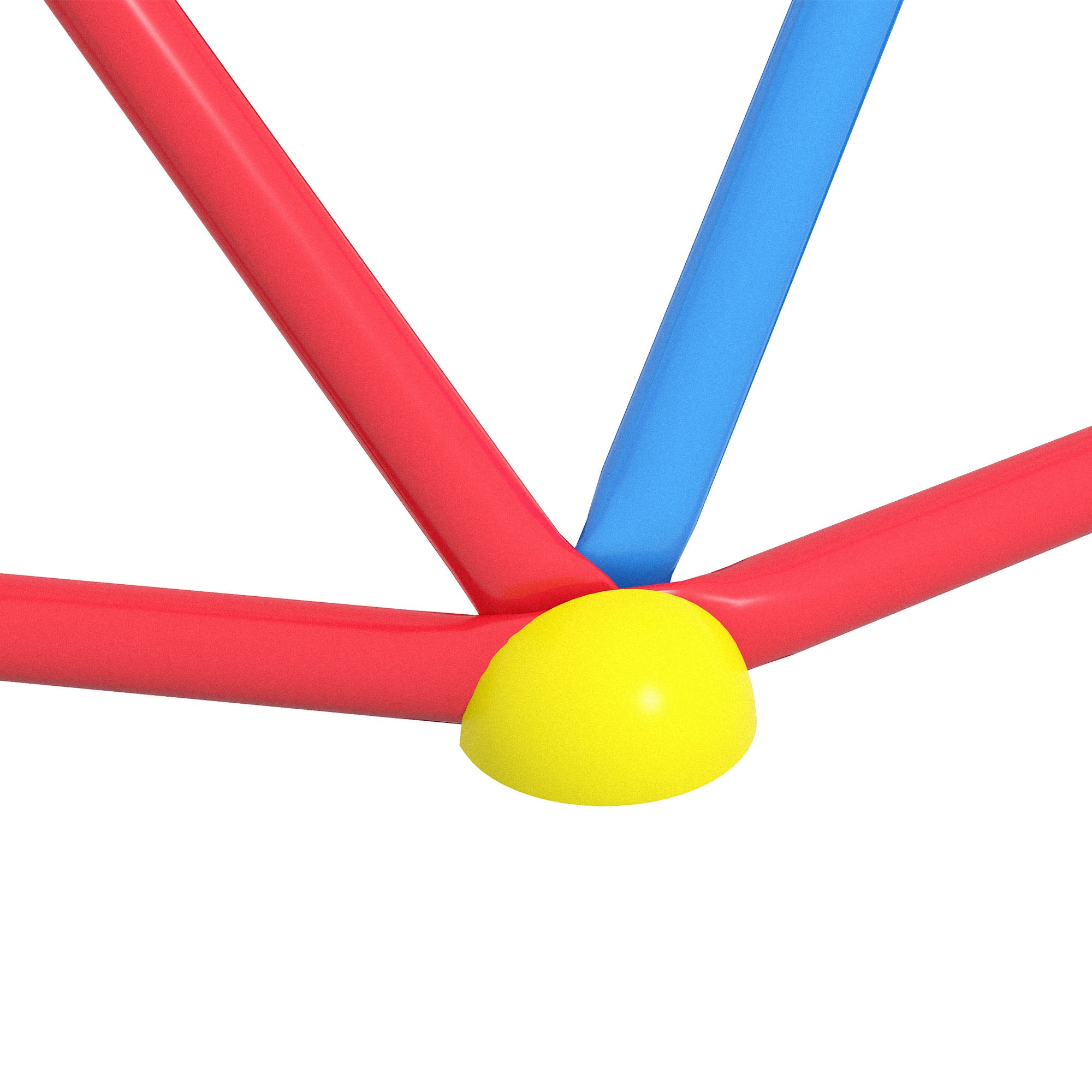 Cúpula Geométrica Infantil Vermelha e Azul Ø183x90 cm