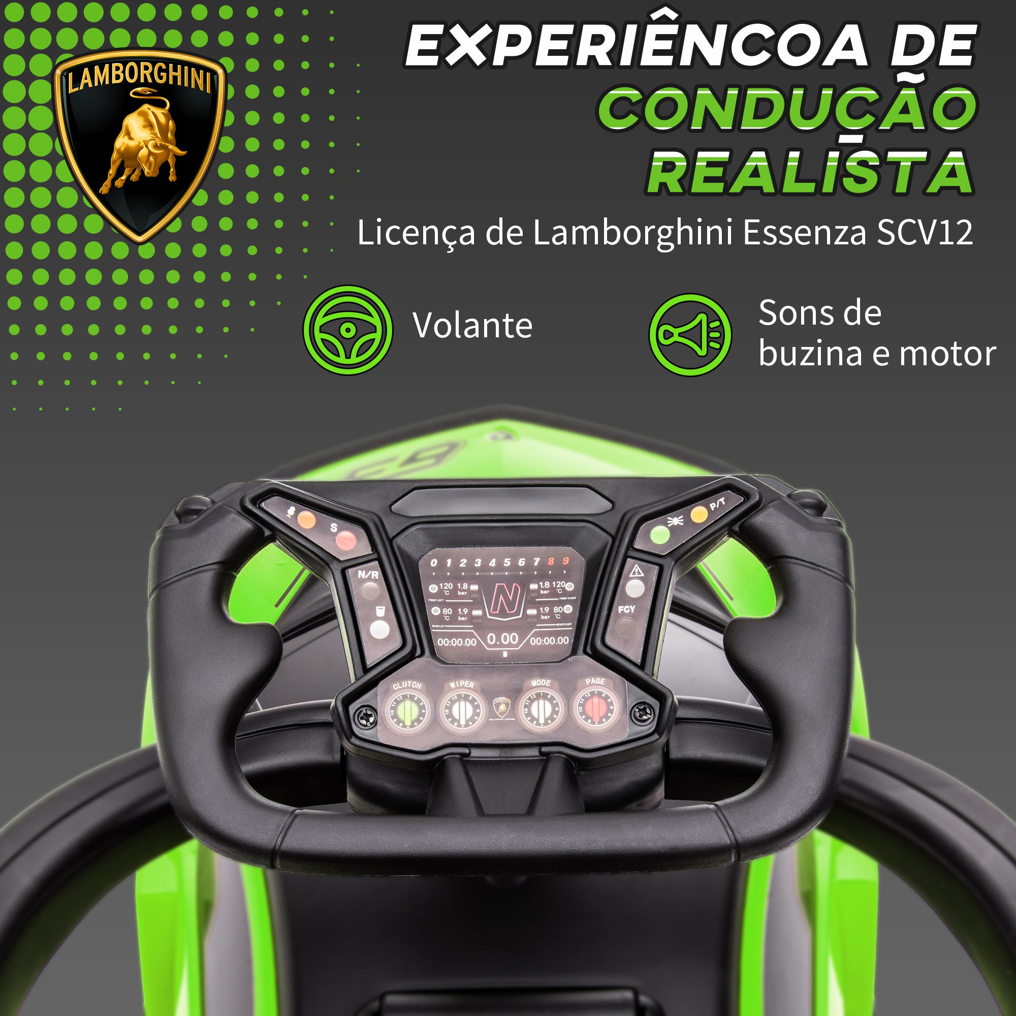 Carro Andador 2 em 1 Verde 86,5x40x89,5cm
