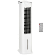 Ventoinha de Coluna Branca 23x29x86cm com Controle Remoto e Depósito de Água 5L