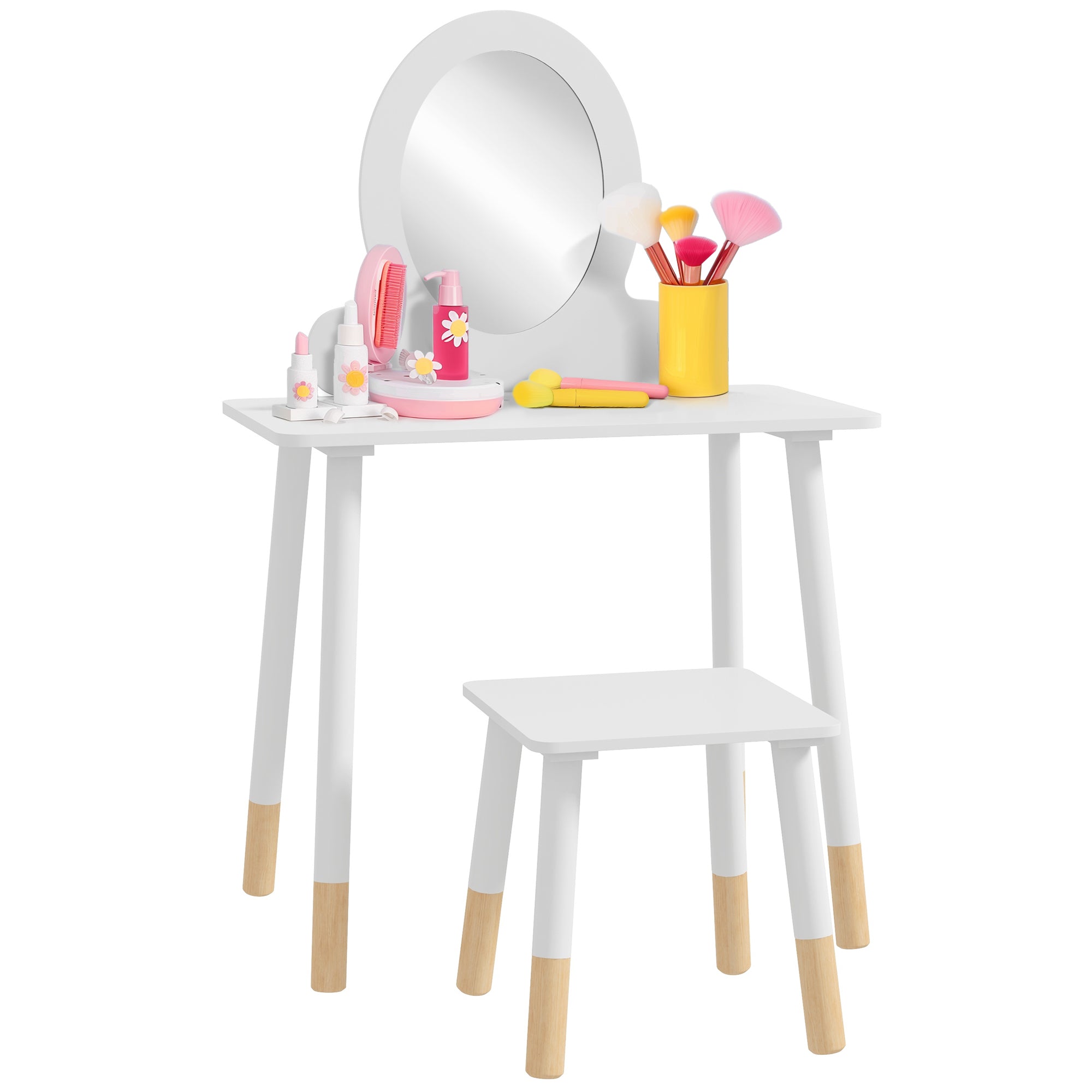 Toucador Infantil Branco 60x34x91 cm
