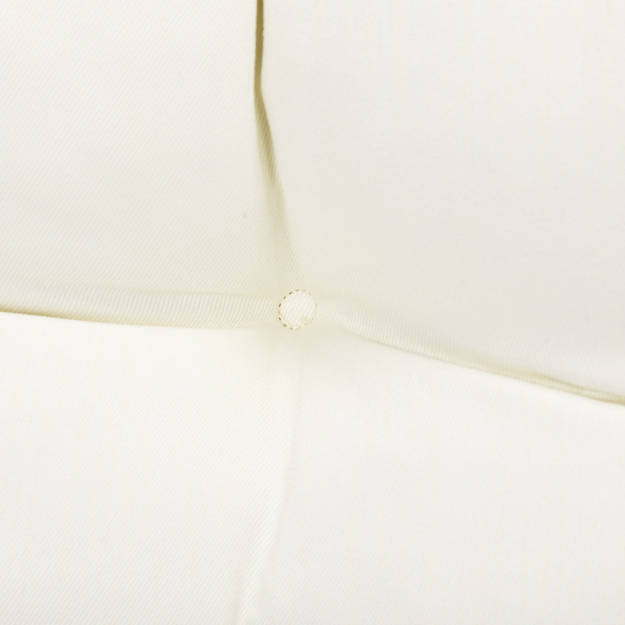 Almofada para Bancos de 2 Lugares 110x48x8cm - Creme Branco