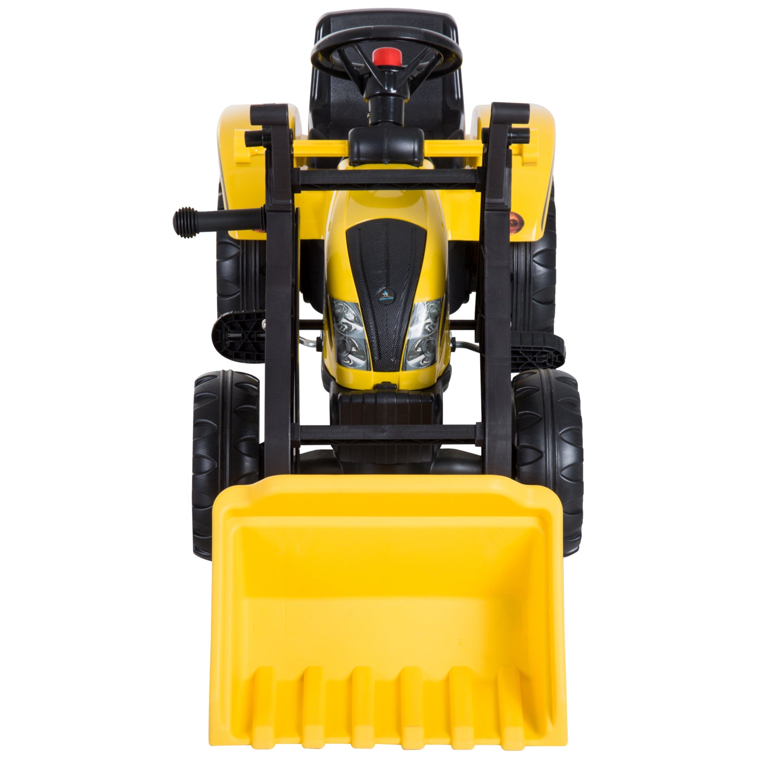 Trator Escavadora Infantil Amarelo e Preto 114x41x52 cm