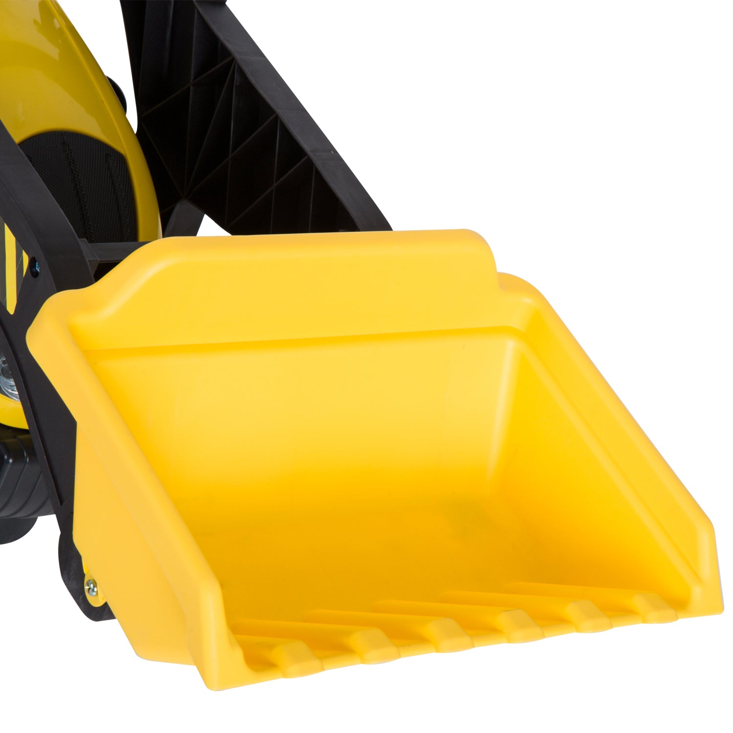 Trator Escavadora Infantil Amarelo e Preto 114x41x52 cm