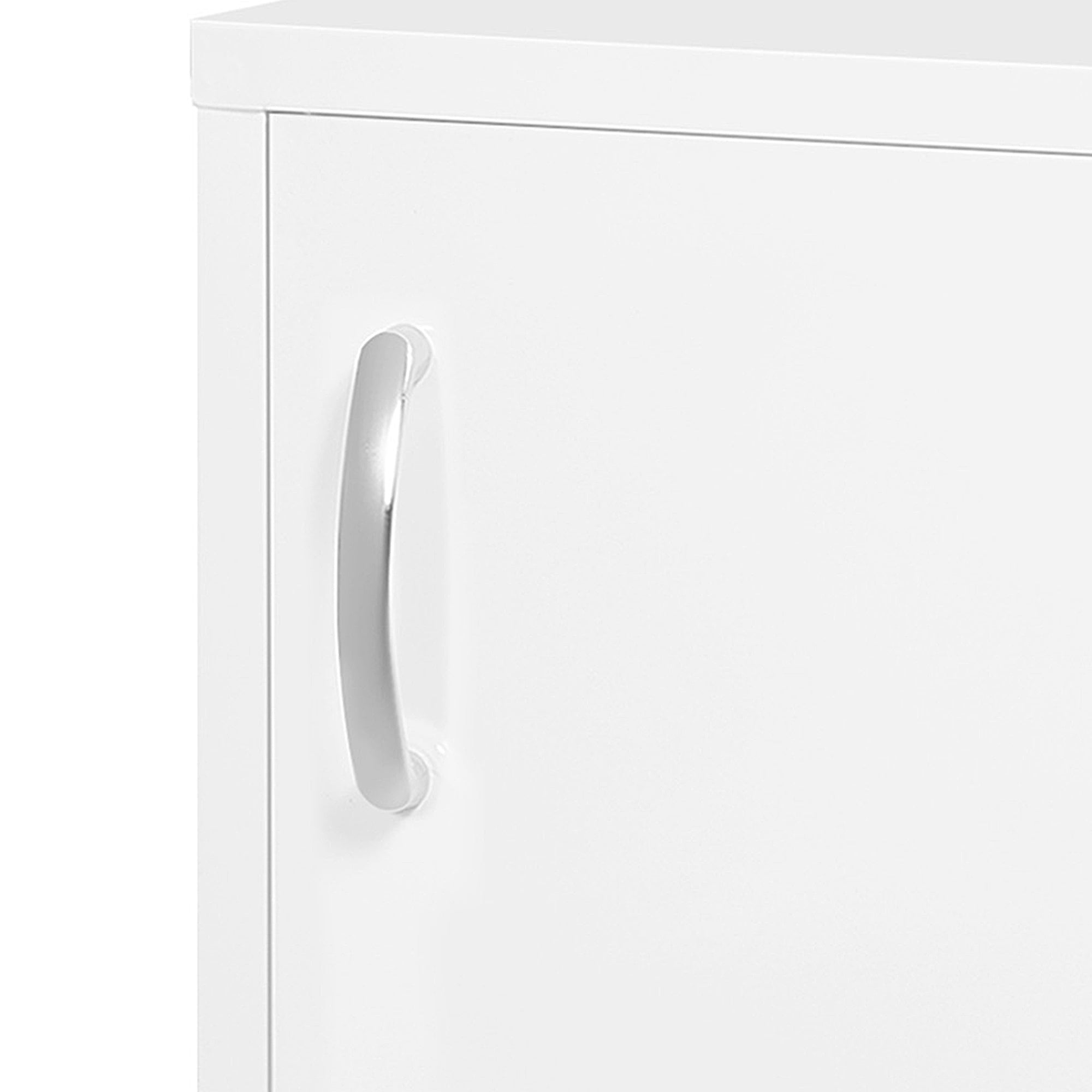 Armário de Parede de Aço para Medicamentos 3 Níveis 40x15x53,5 cm Branco