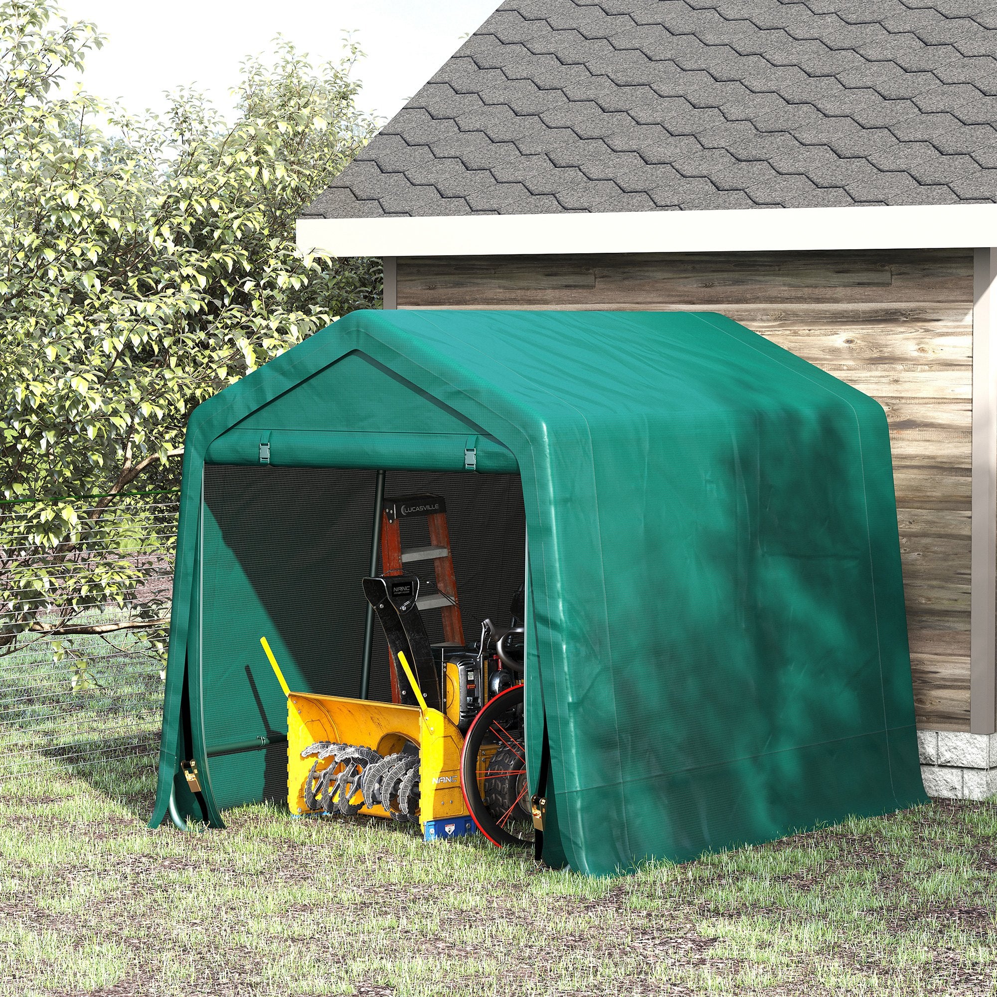 Abrigo de Exterior Verde 240x200x202 cm