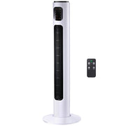 Ventoinha de Coluna Ø32x96 cm Branco e Preto