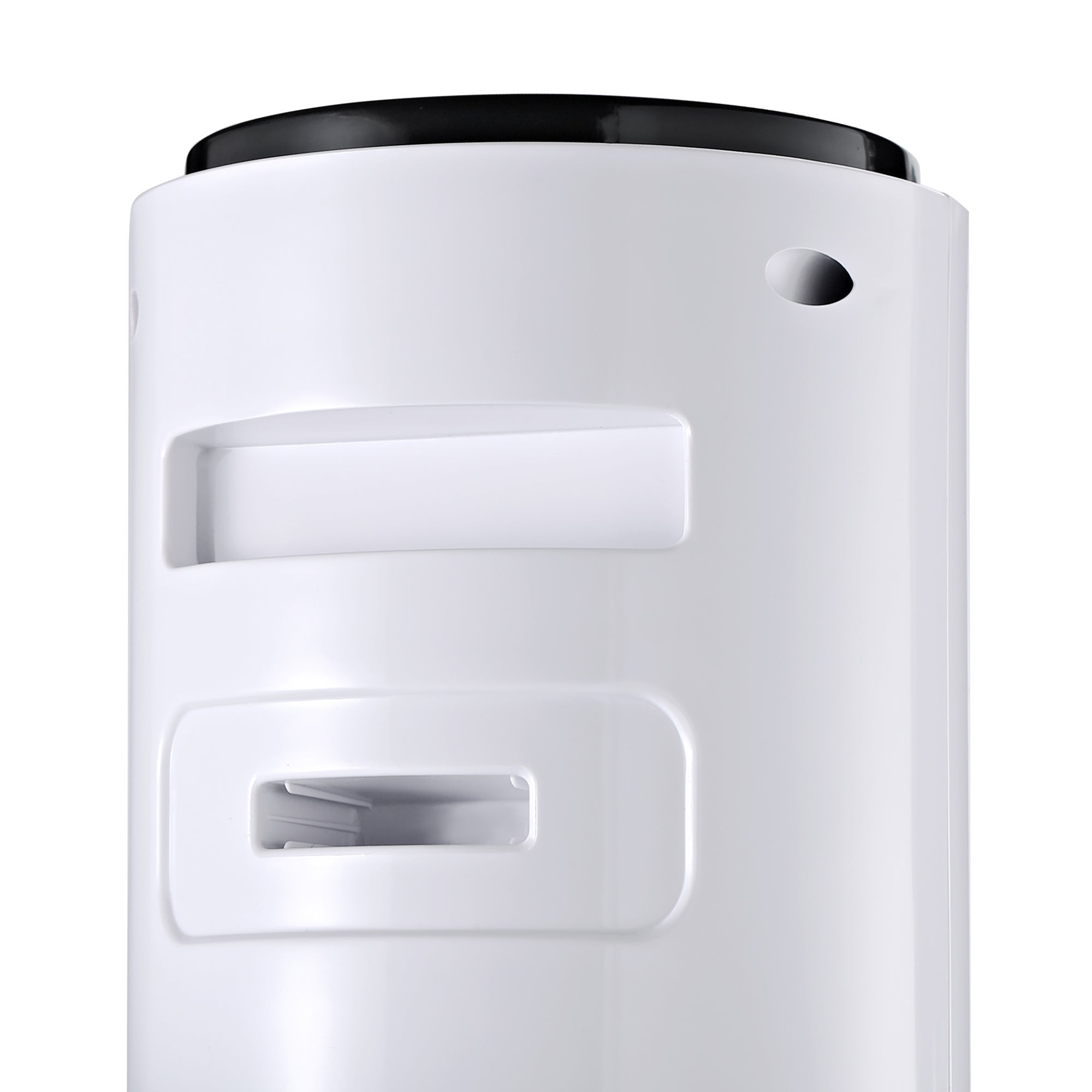 Ventoinha de Coluna Ø32x96 cm Branco e Preto
