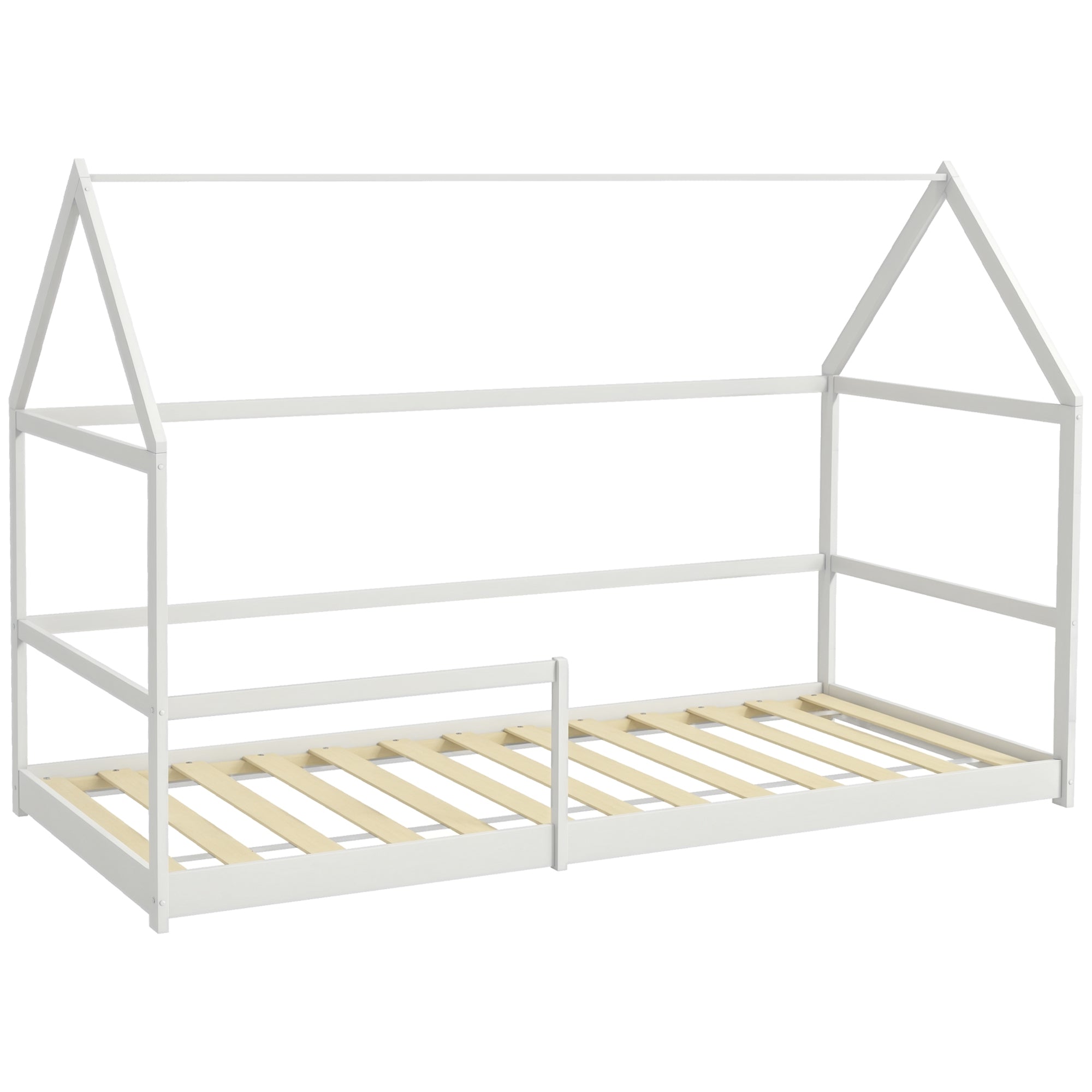 Cama Infantil Casa Branca 196x97.5x135cm