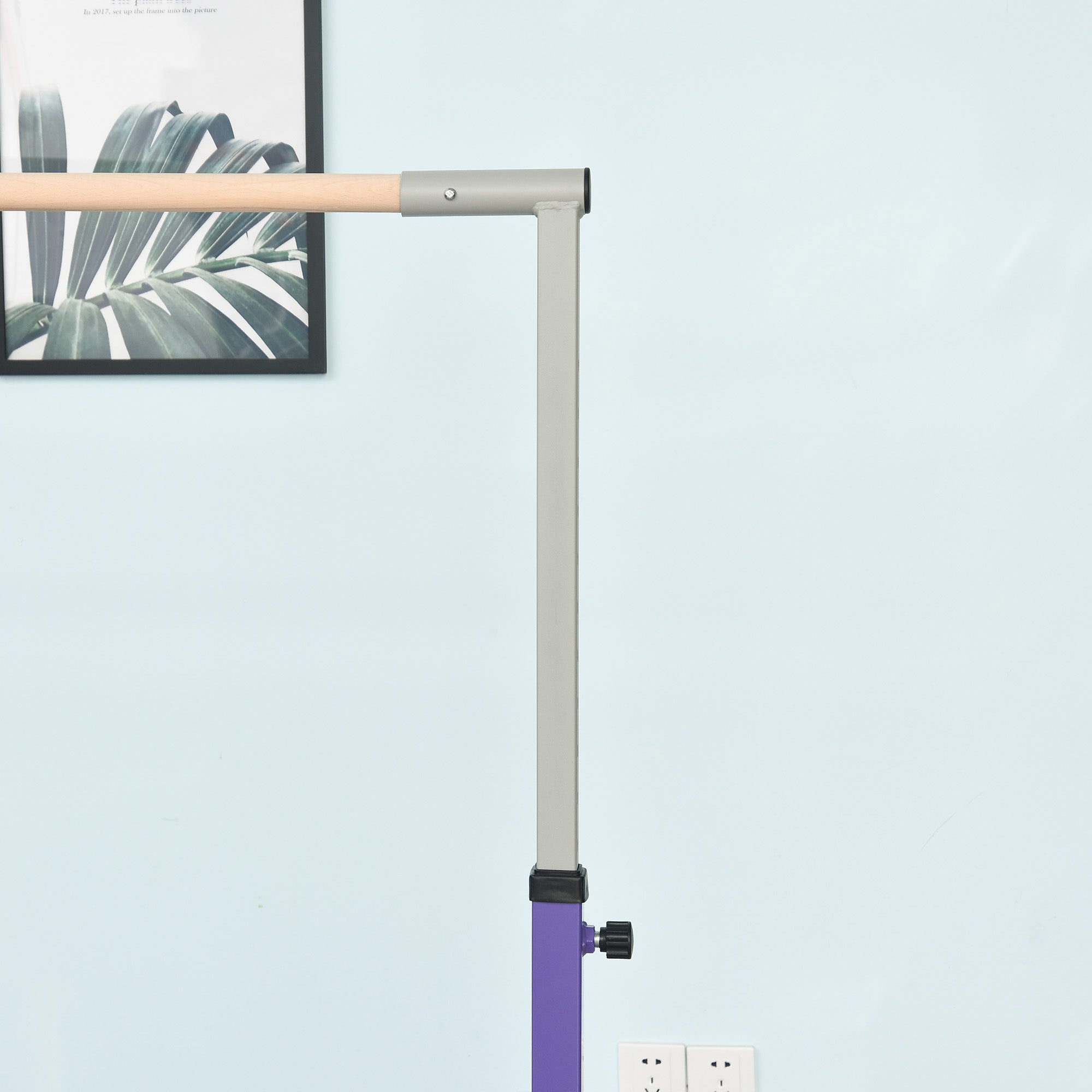 Barra de Ginástica para Crianças - Roxo - Medidas 194x121x150 cm