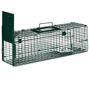 Armadilha para Animais Vivos 60x18x20cm Verde Escuro