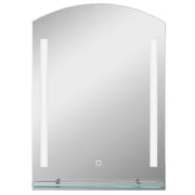 Espelho Casa de Banho LED 50x12x70 cm Prata