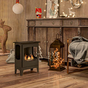 Lareira de Etanol 39x26x54 cm - Cor Preto