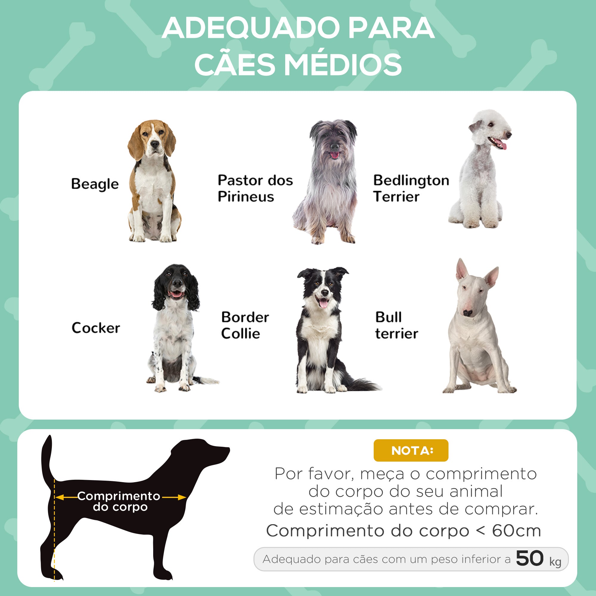 Cama Portátil Elevada para Animais de Estimação - 76x61x76 cm - Preto e Cinza