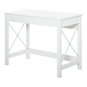 Secretária de Estudo Moderna 105x50x76 cm Branco