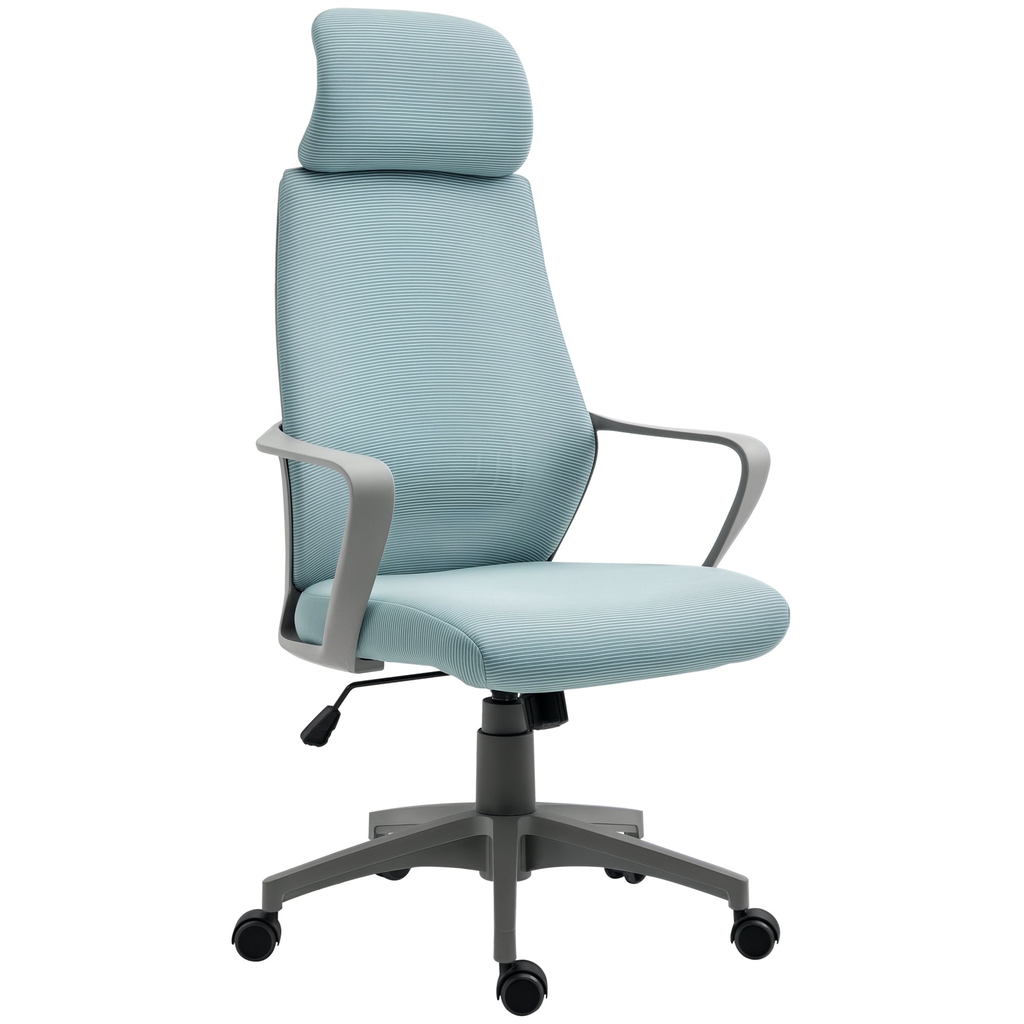 Cadeira de Escritório Ergonômica Azul 64x58x116-126 cm