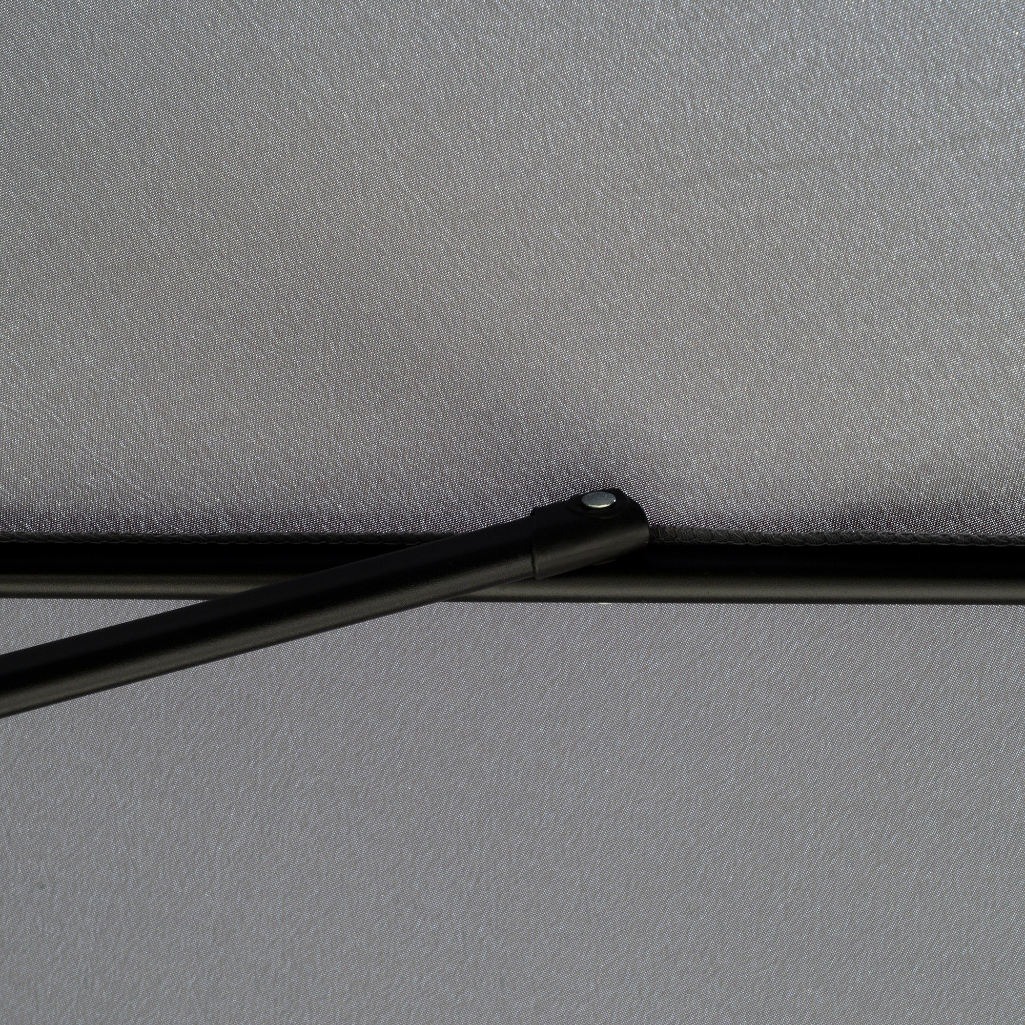 Chapéu de Sol de Jardim Ø266x248,5 cm - Cinza Escuro