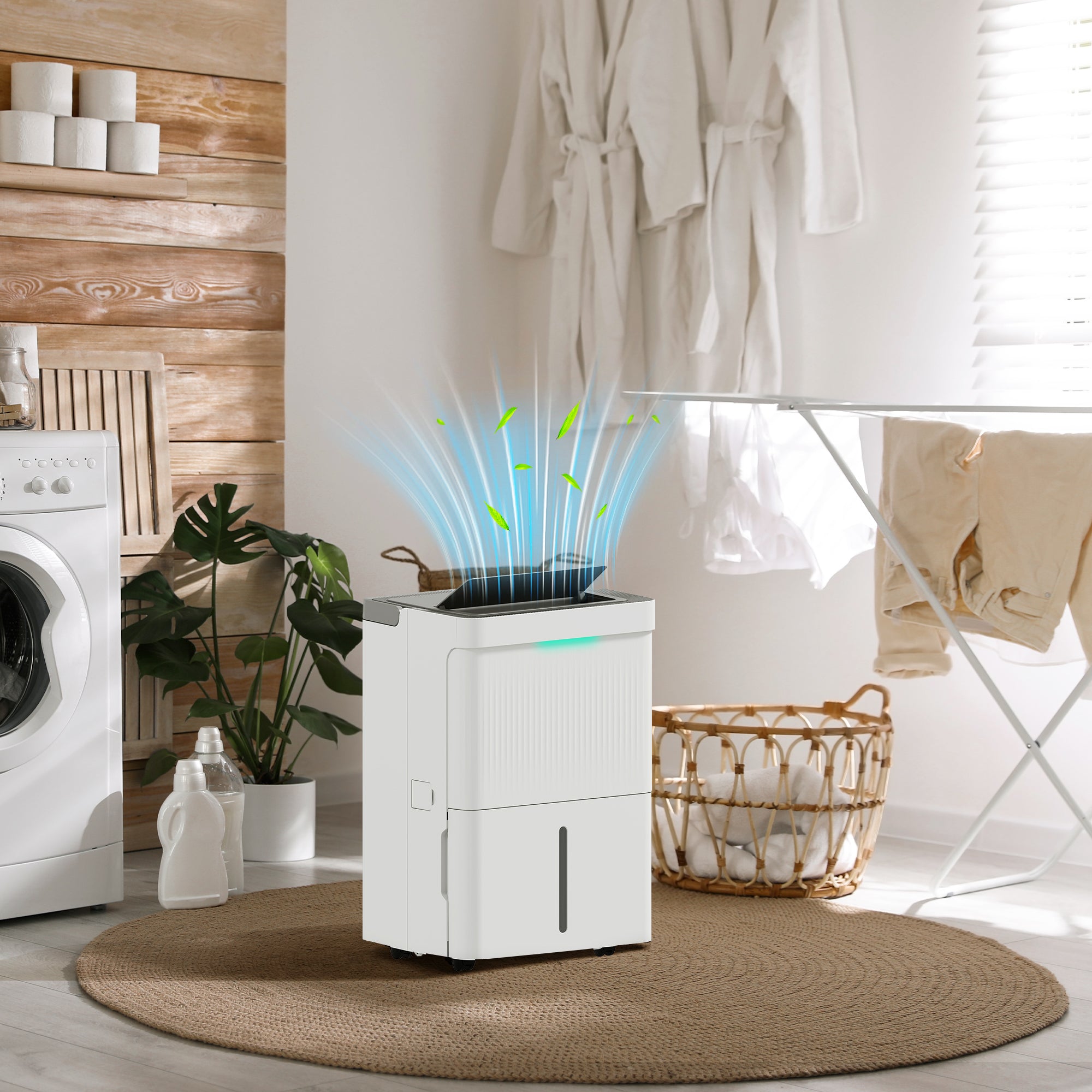 Desumidificador Elétrico – 35,5x28x52,2 cm – Branco – ABS