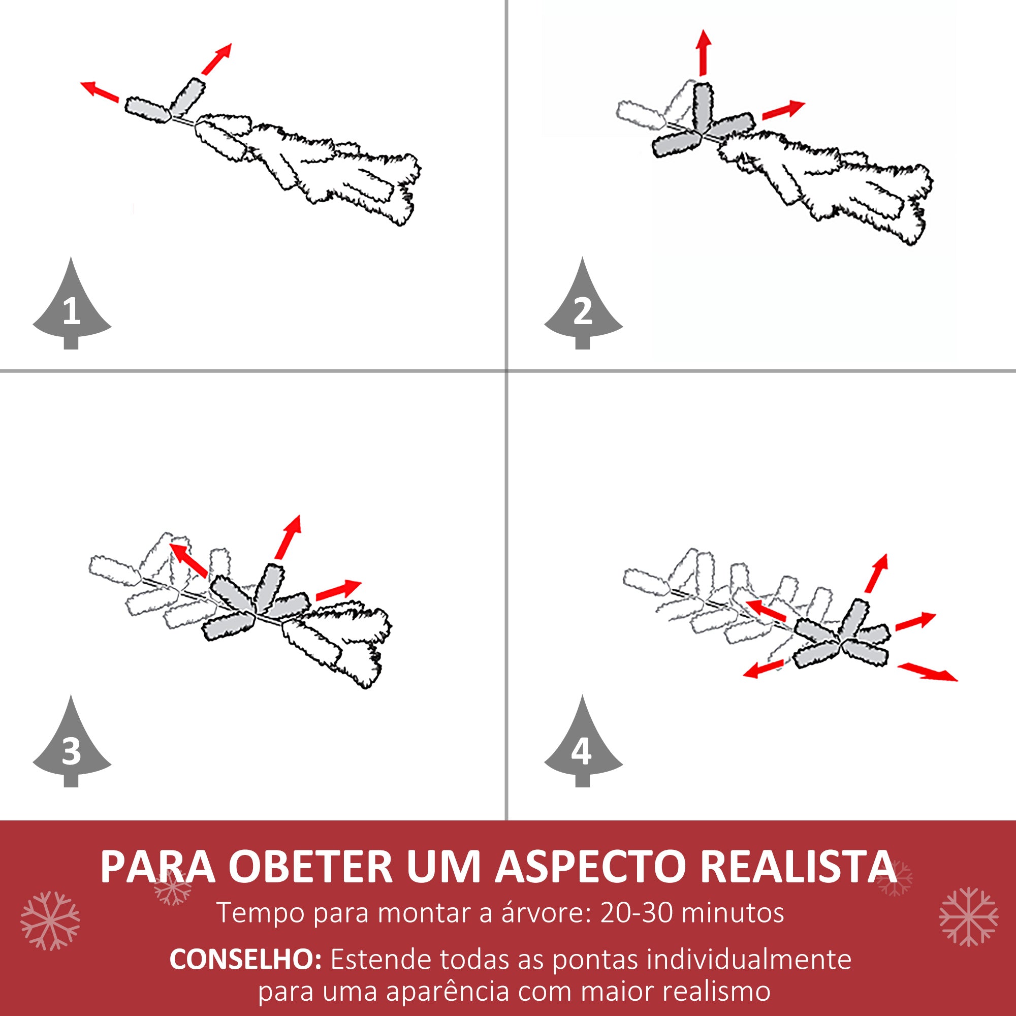 Árvore de Natal Artificial 150 cm Verde com Fibra Óptica - Ø75x150 cm