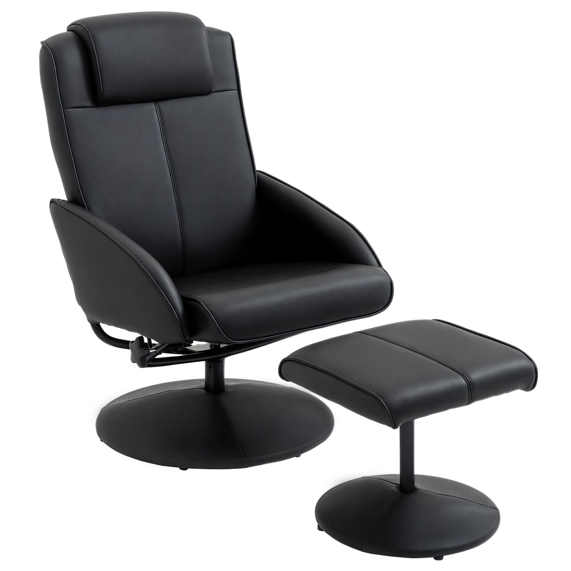 Poltrona Relax Reclinável 145° Preto 78x67x98 cm